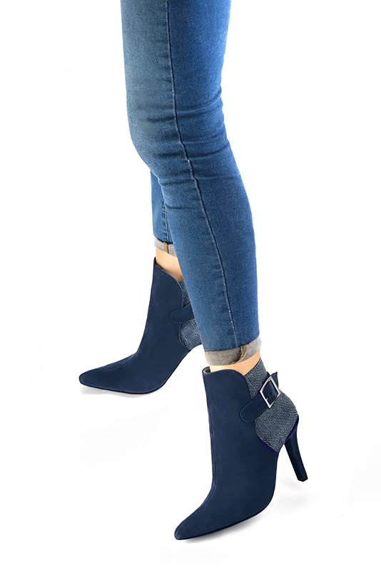 Bottines shop bleu marine